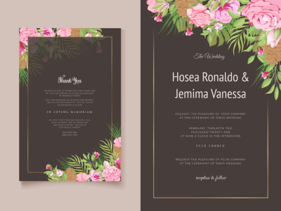 Christmas Floral Wedding Invitation Card: A Strategic Element for a Memorable Celebration