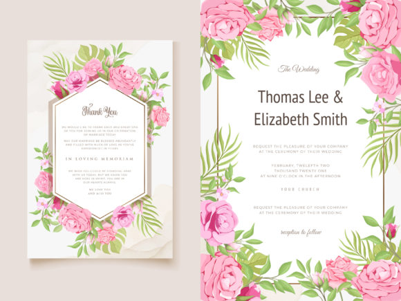 Craft Your Perfect Wedding Invitation with a Beautiful Floral Design