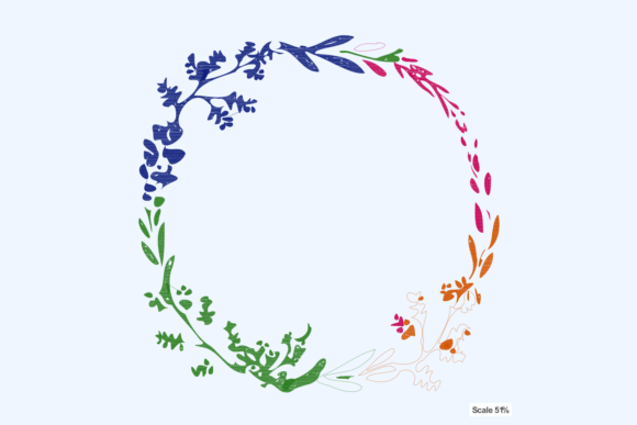 Elevating Craft and Commerce: The Significance of the New Year Flower Wreath Embroidery Design