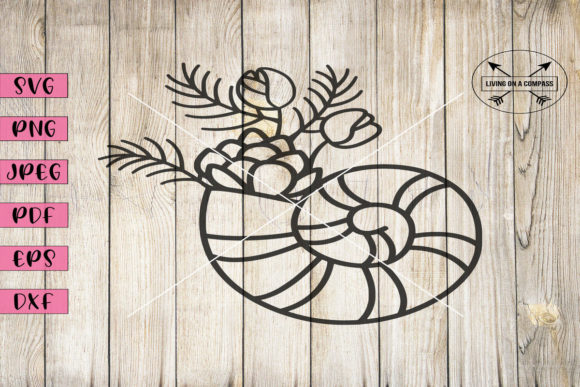 Flourishing Creativity: The Versatility of Floral Shell Clipart and Digital Artwork