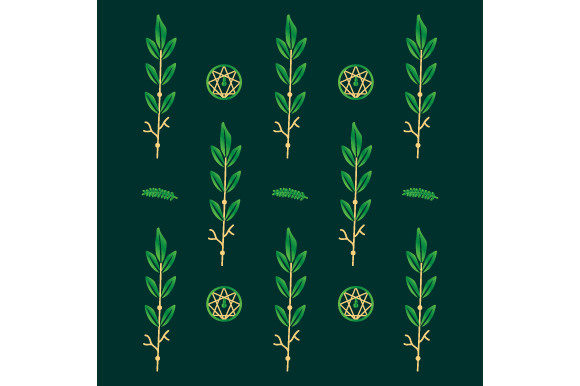 Seamless Pattern Floral Decoration Design Resources