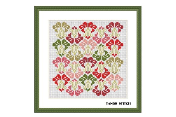 The Art of Simplicity: Flower Easy Ornament Cross Stitch in Modern Craft