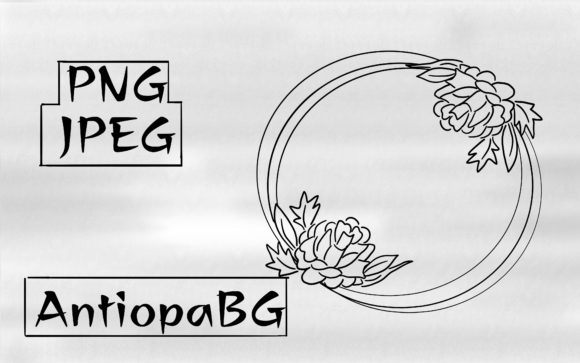 The Hand-Drawn Floral Circle: A Versatile Asset for Practical Workflows