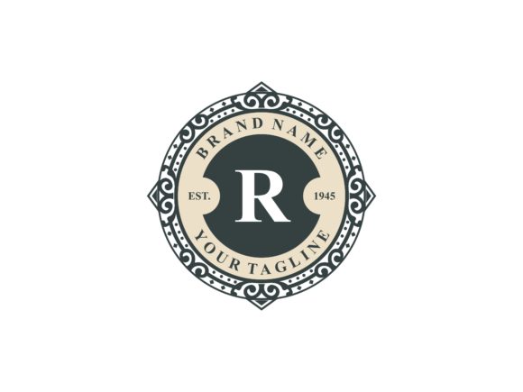 The Language of Elegance: How an Initial R Emblem Speaks for Your Brand