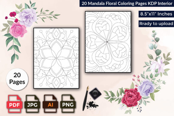 The Mandala Floral Coloring Page: A Gateway to Creativity and Calm