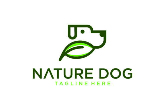 The Nature Dog Vector Graphic Logo: A Modern Symbol for Pet-Focused Brands