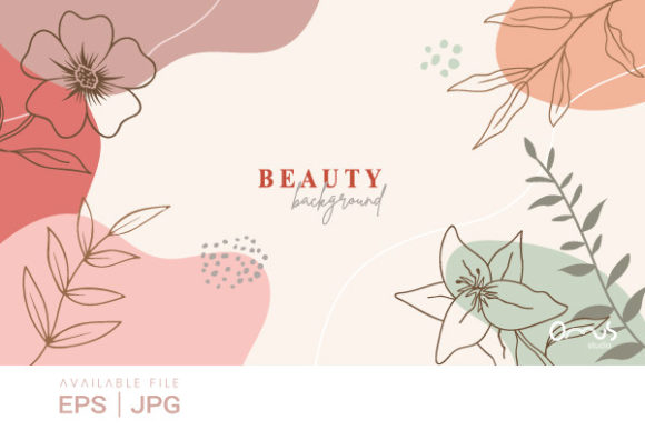 The Power of an Abstract Floral Organic Background in Design
