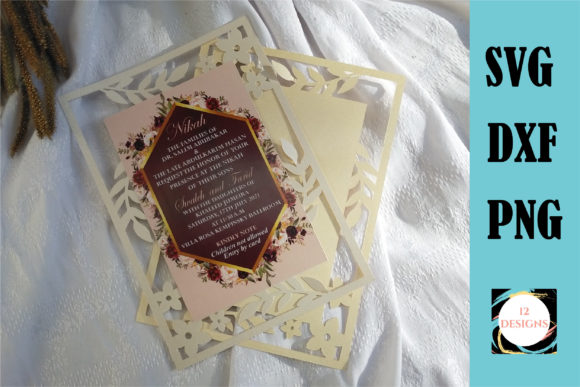 The Versatile Floral Border Card: Your Creative Template for Any Occasion